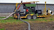 Bazooka Farmstar Trailer Pumping Engine Unit Manure Injection System